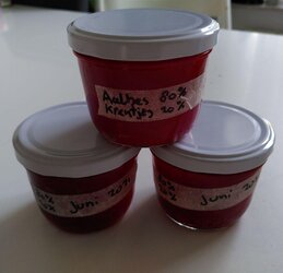 Drie potjes jam